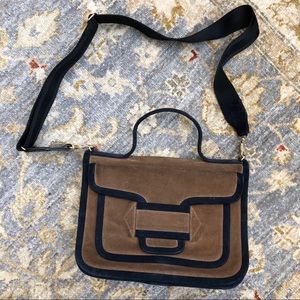 Pierre hardy suede alpha bag